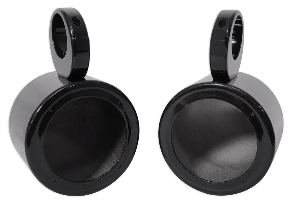 Mount Surface Rockville 5.25" Speaker 2) Black Swivel 360° Aluminum MAC525B Pods
