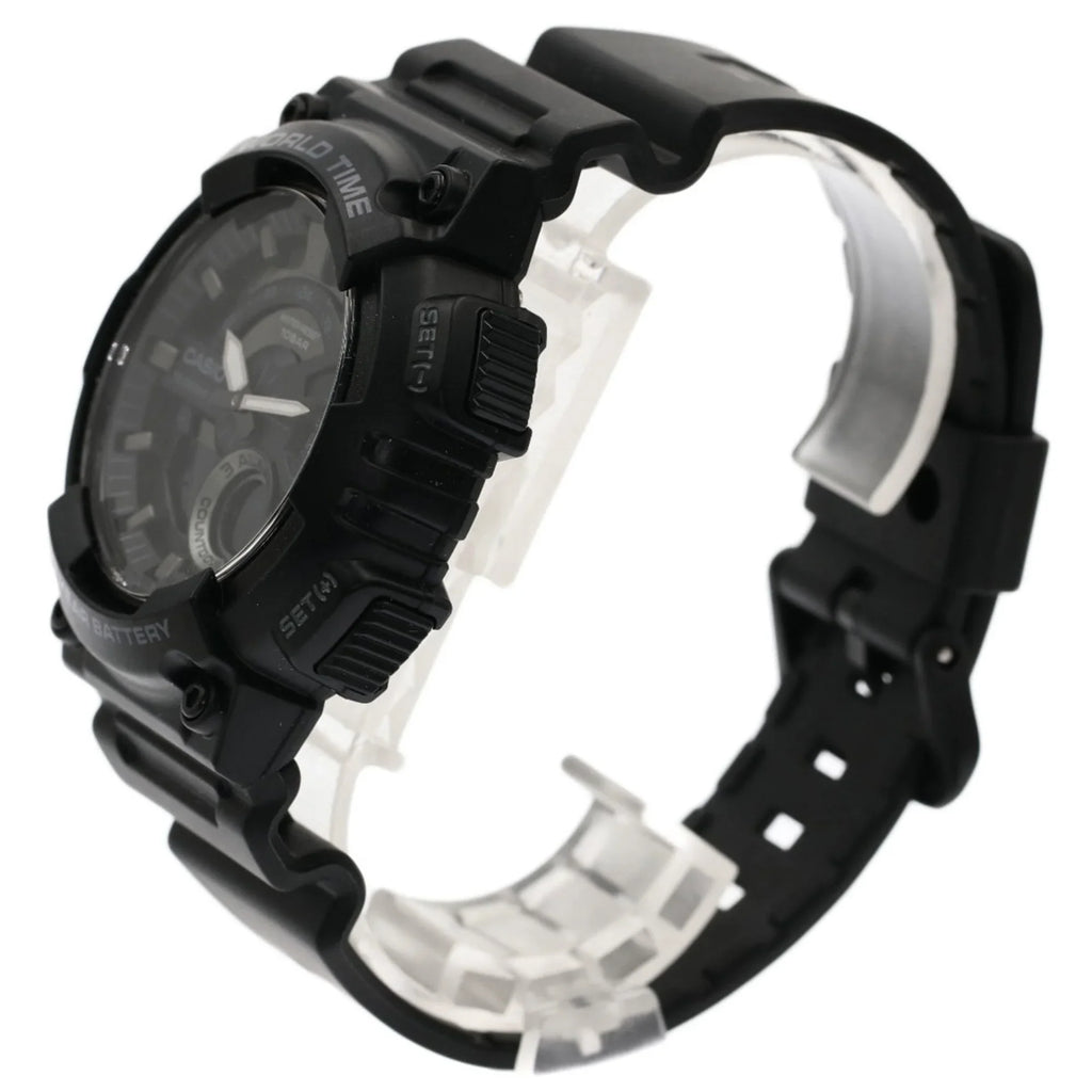 Casio (Good) Pre-Owned CASIO Stainless Watch Steel/Rubber AEQ-110 Men's