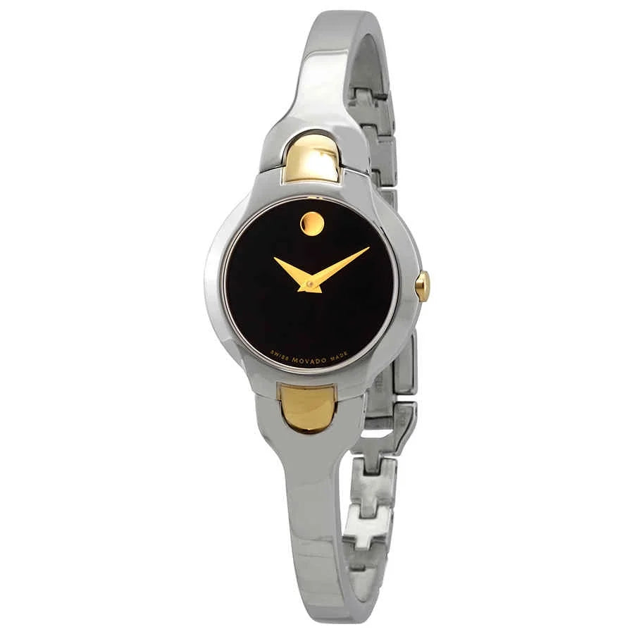 Dial Black Watch 0606948 Quartz Movado Ladies Kara