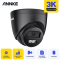 PoE 3K for Security, Turret Black Vision, dB Light, Detection, 2.8mm Mic Smart Surveillance Built-in Lens, Cameras Night ANNKE Color 120 Dual Home WDR, Camera, Outdoor Security Wired AI Human/Vehicle