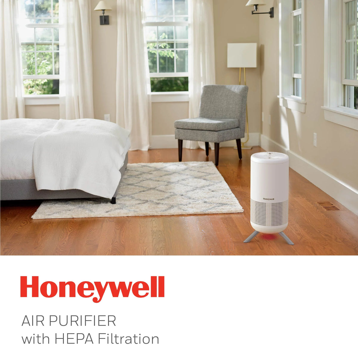 Designer Series ft, White, Air Honeywell Purifier HEPA HPA830W 190 Tower, sq