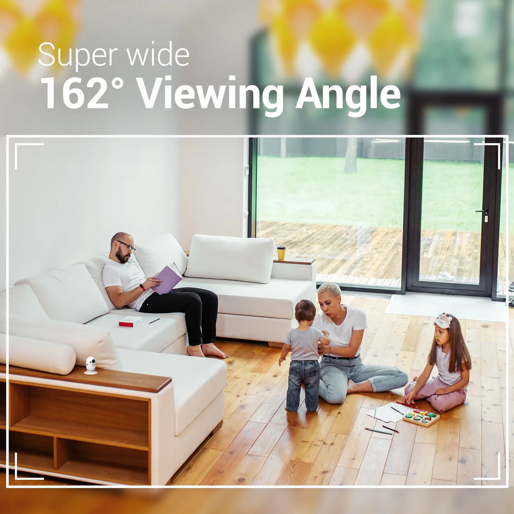 & Wide Local 2 Pro Camera Security Baby Storage Color HD Free Angle, Bosma Camera Way WiFi Phone Super Night with Indoor 162° Detection, 1080p with Monitor, Motion app, Vision, Sound CapsuleCam Audio,