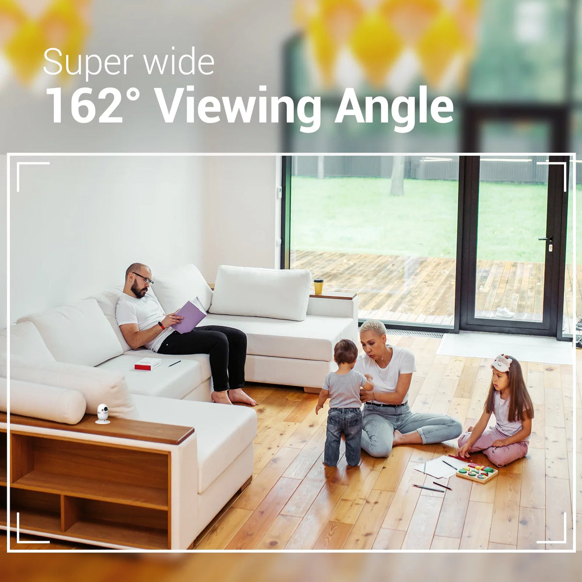 & Wide Local 2 Pro Camera Security Baby Storage Color HD Free Angle, Bosma Camera Way WiFi Phone Super Night with Indoor 162° Detection, 1080p with Monitor, Motion app, Vision, Sound CapsuleCam Audio,