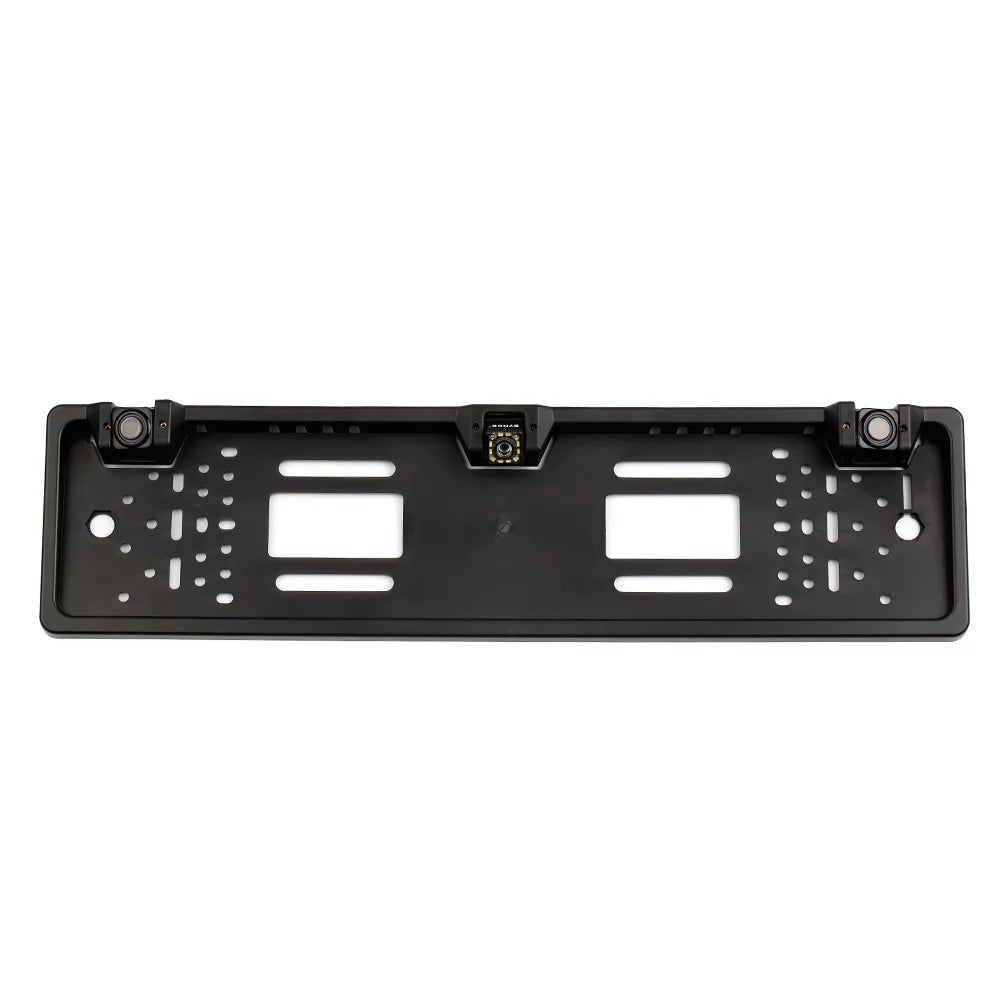 Rear 12 Frame MIXFEER LED View with European License Backup Plate Sensor Parking System Reversing Camera Camera