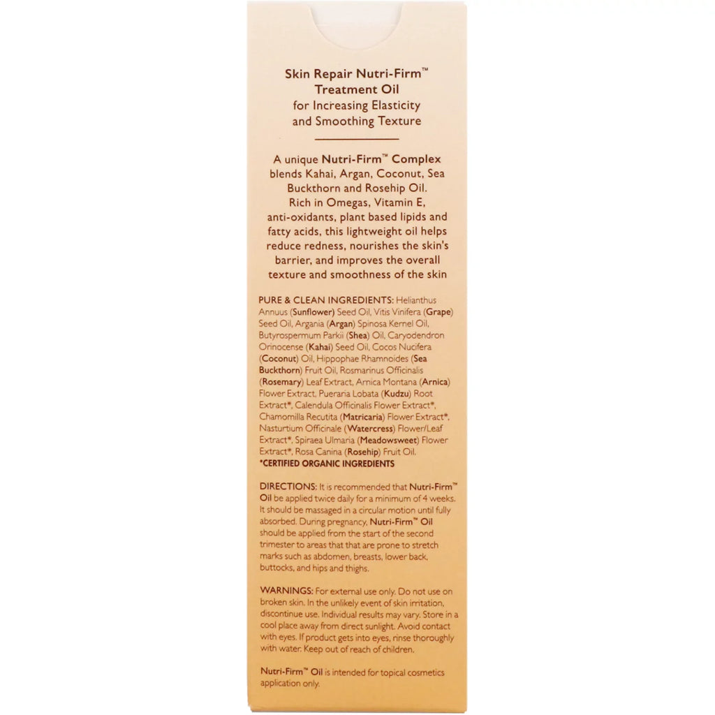 Stretch Mark Botanicals Free, Treatment Oil for Firm Babo Skin, Repair 3.4 Fragrance Skin Oz Sensitive Nutri