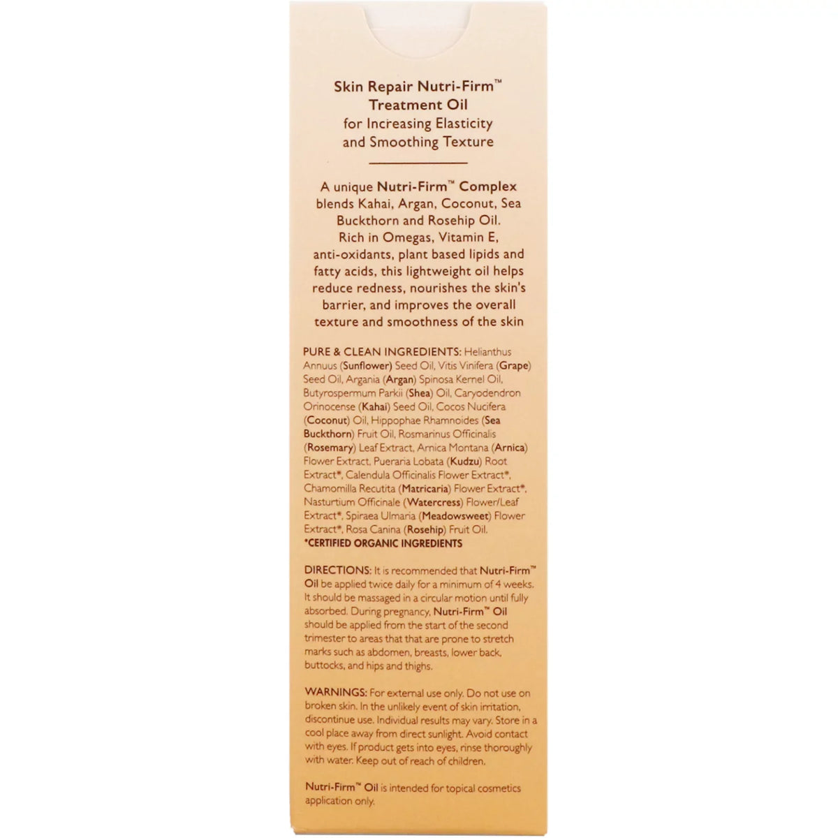 Stretch Mark Botanicals Free, Treatment Oil for Firm Babo Skin, Repair 3.4 Fragrance Skin Oz Sensitive Nutri