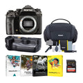 with DSLR Pentax Mark Battery SD Camera II Memory Bundle K-1 Grip, Card D-BG6