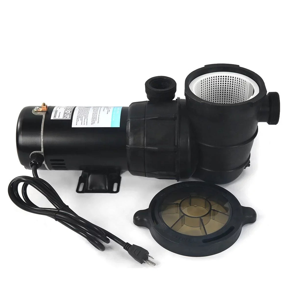 Self Filter Ground 1.5 Swimming HP 2-Speed Pump Pool XtremepowerUS Above 2" Strainer Prime Basket Spa Variable