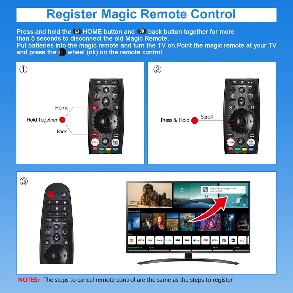 Magic New 4K UHD Function Remote Video NanoCell 8K OLED LG Google/Alexa, AN-MR20GA Voice Pointer Replacement Netflix QNED and Hot Prime Models for with Control Keys,