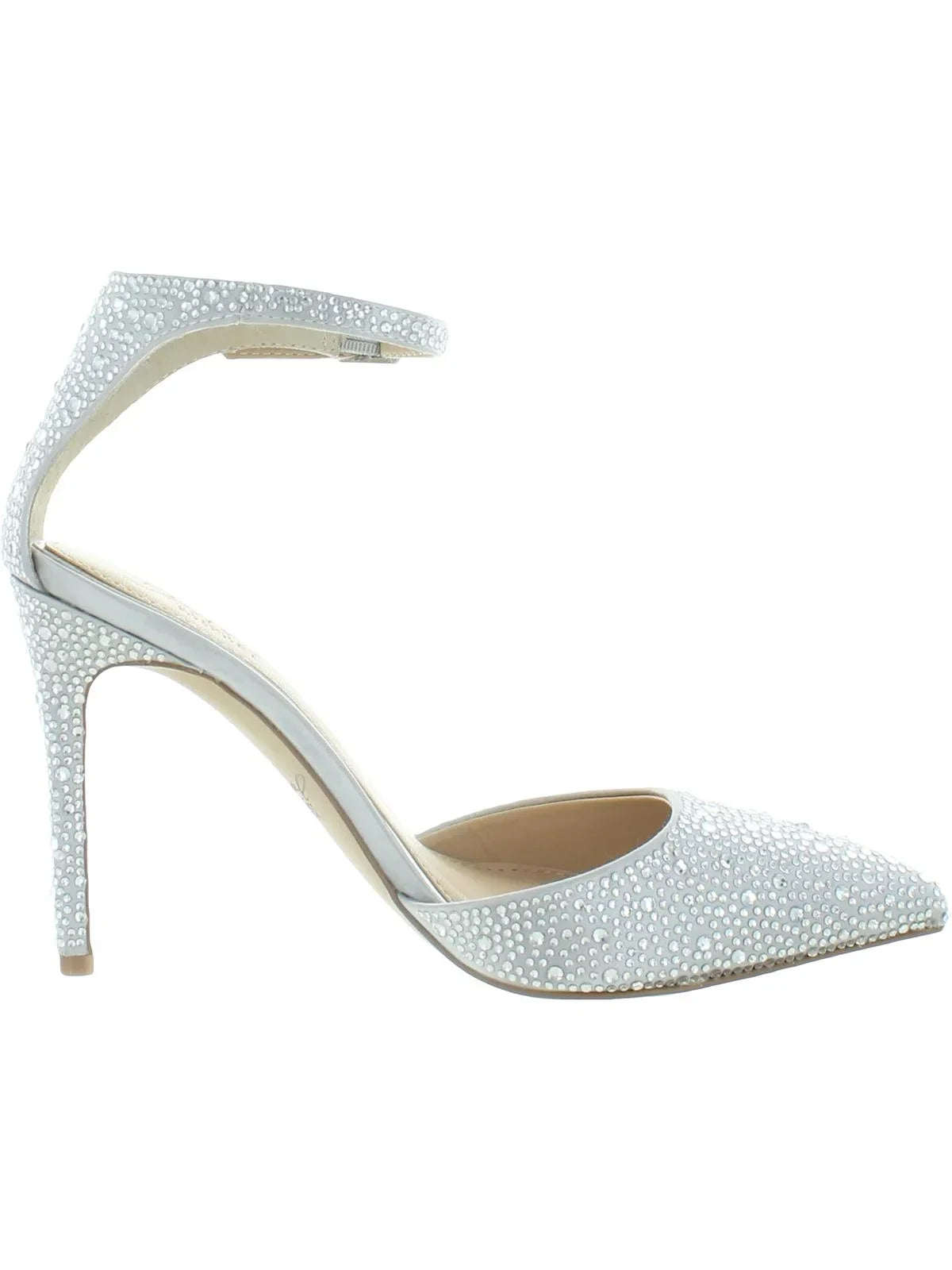 Evening Dress Satin Pumps Mischka Badgley Jewel Womens Boston