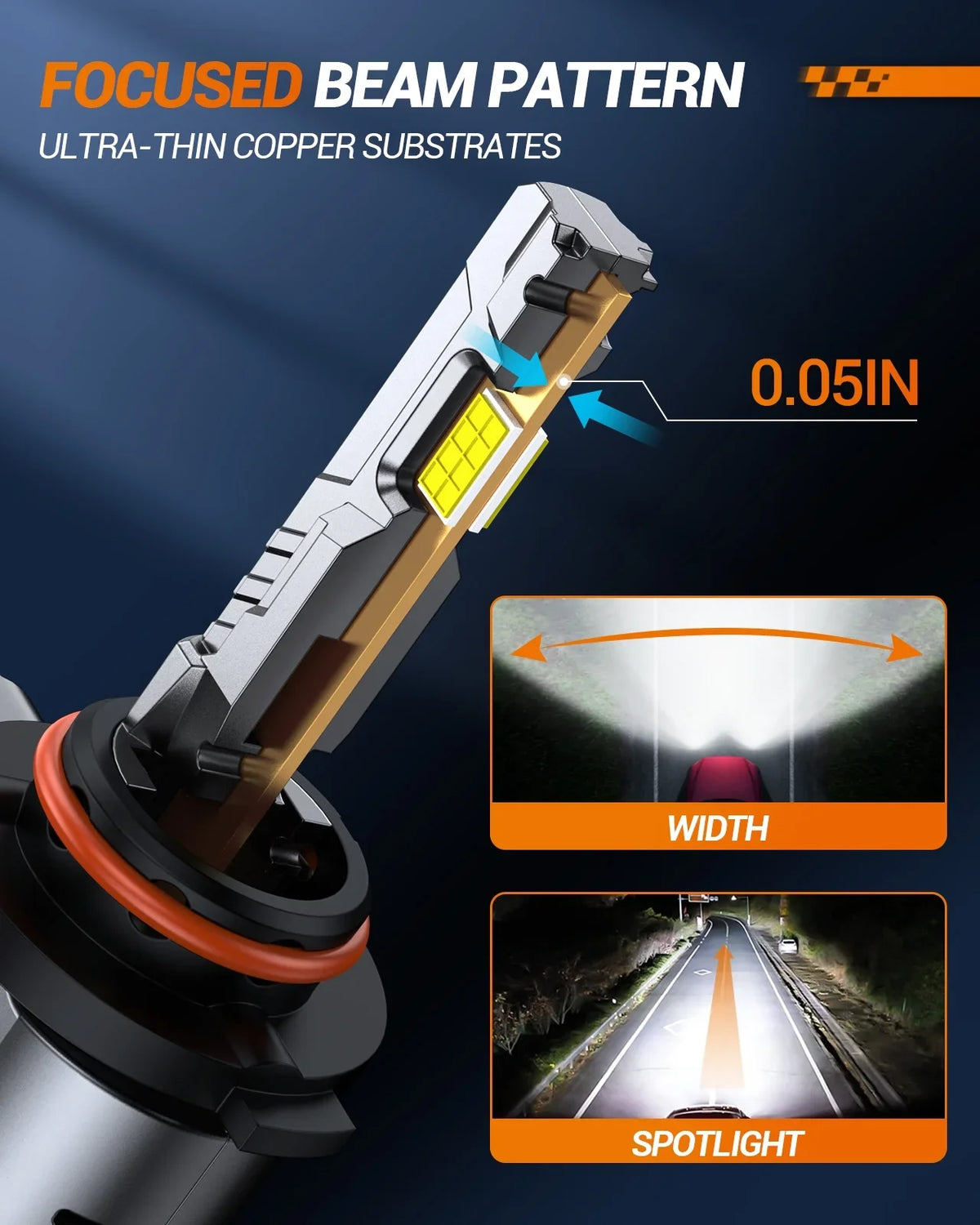 White, H11 LED HB3 Bulbs LED 9005 H9 Light H8 6500K Cool Combo, Sealight Bulbs 30000LM