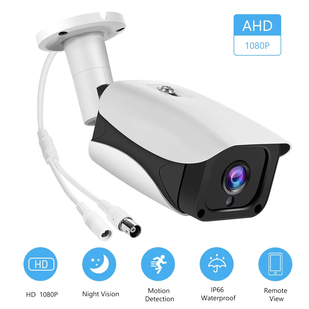 High DVR 1080P Definition IR Walmeck IP66 Vision Analog System with Full Outdoor For Night NTSC Waterproof
