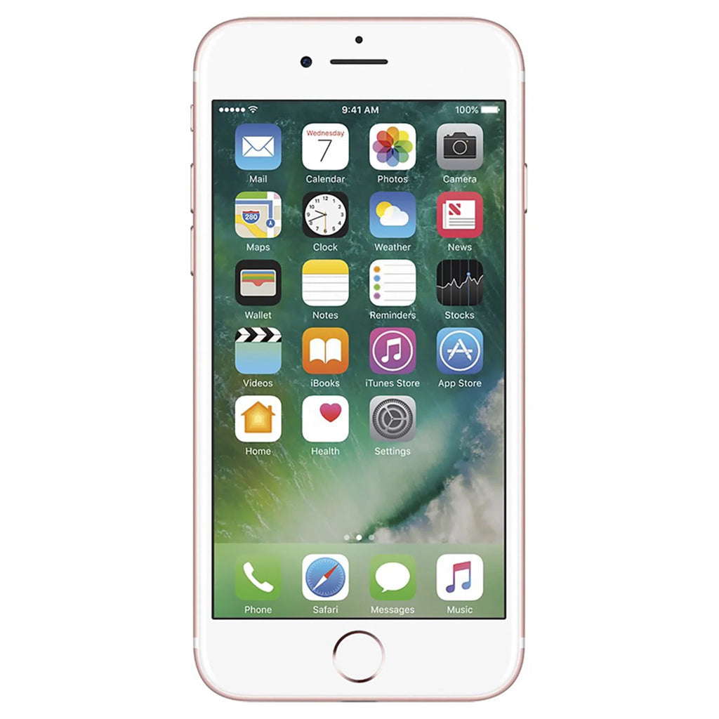 LTE Quad-Core Restored - 12MP GSM Unlocked with Apple iPhone Gold Rose 7 Camera 4G (Refurbished) 32GB Smartphone