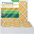 Pleated Filterbuy Air HVAC 17x17x1 11 Furnace AC (6-Pack) Filters MERV
