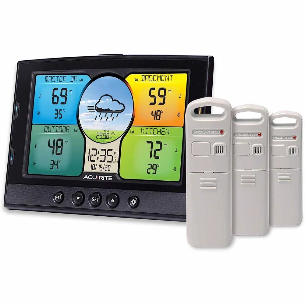 Humidity Station and Sensors, 3 with Temperature AcuRite 100HV