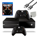 Black 2 One Black Original Bundle Duty BOLT 3 Included Controller Console Game Ops Xbox 500GB Gaming AXTION With Cable Of Call Microsoft HDMI Used