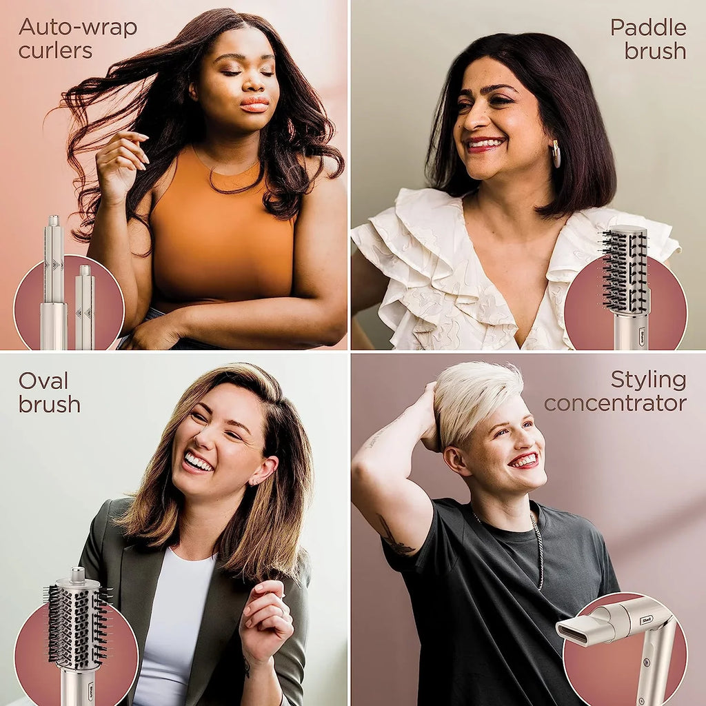 Styling Multi-Styler,Straight Powerful HD430 & Wavy, Air Shark Dryer FlexStyle Drying Blow & and System, Hair