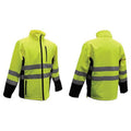 Rain Hi-Vis Jacket, Unisex 8008691 Medium Boss Polyester Yellow