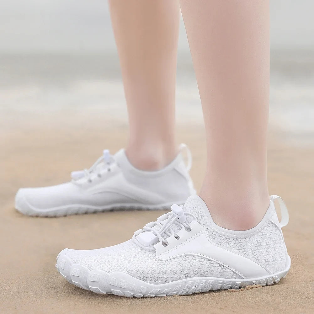 Dry Shoes Non-slip White) Barefoot Shoes for SunyaMood Water Men Quick (38 Beach Women