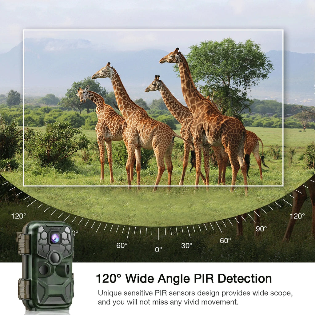 WiFi Cam Monitoring 30fps Activated 42MP with Trail Motion IP66 CAMPARK Waterproof 3 Trail Game for Sensor Native PIR 4K Angle Camera Deer 120° Bluetooth Camera Night Wildlife Vision Wide Hunting