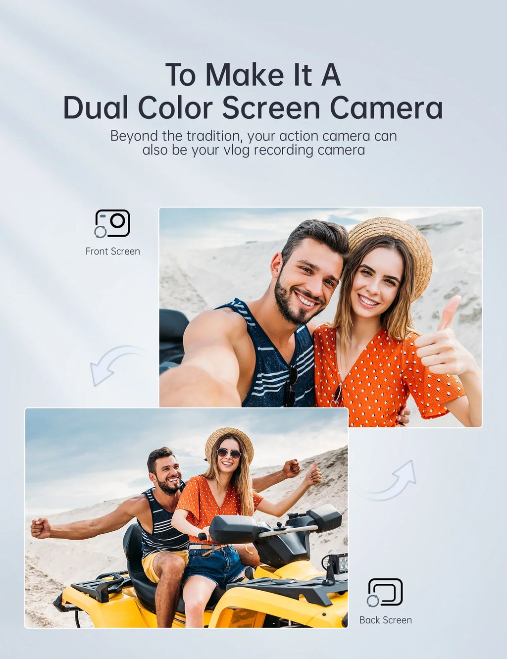 Angle Upgraded Camera, Action 4K/60FPS/24MP Waterproof 170° Anti-shake 40M Multiple Stabilization 3.0 Camera, Wide EIS Adjustable Functions