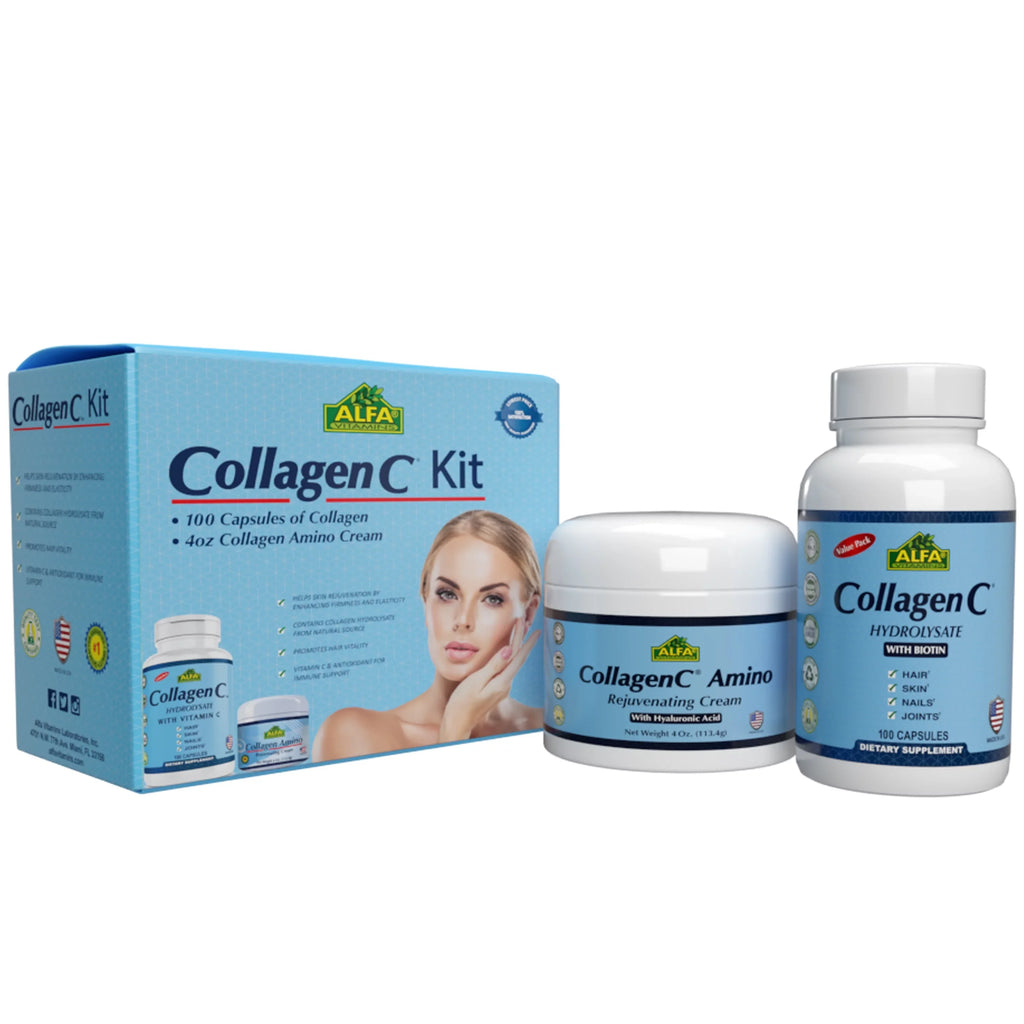 Kit Hair-skin-nails-joints C® 2 - Piece Collagen Collagen for