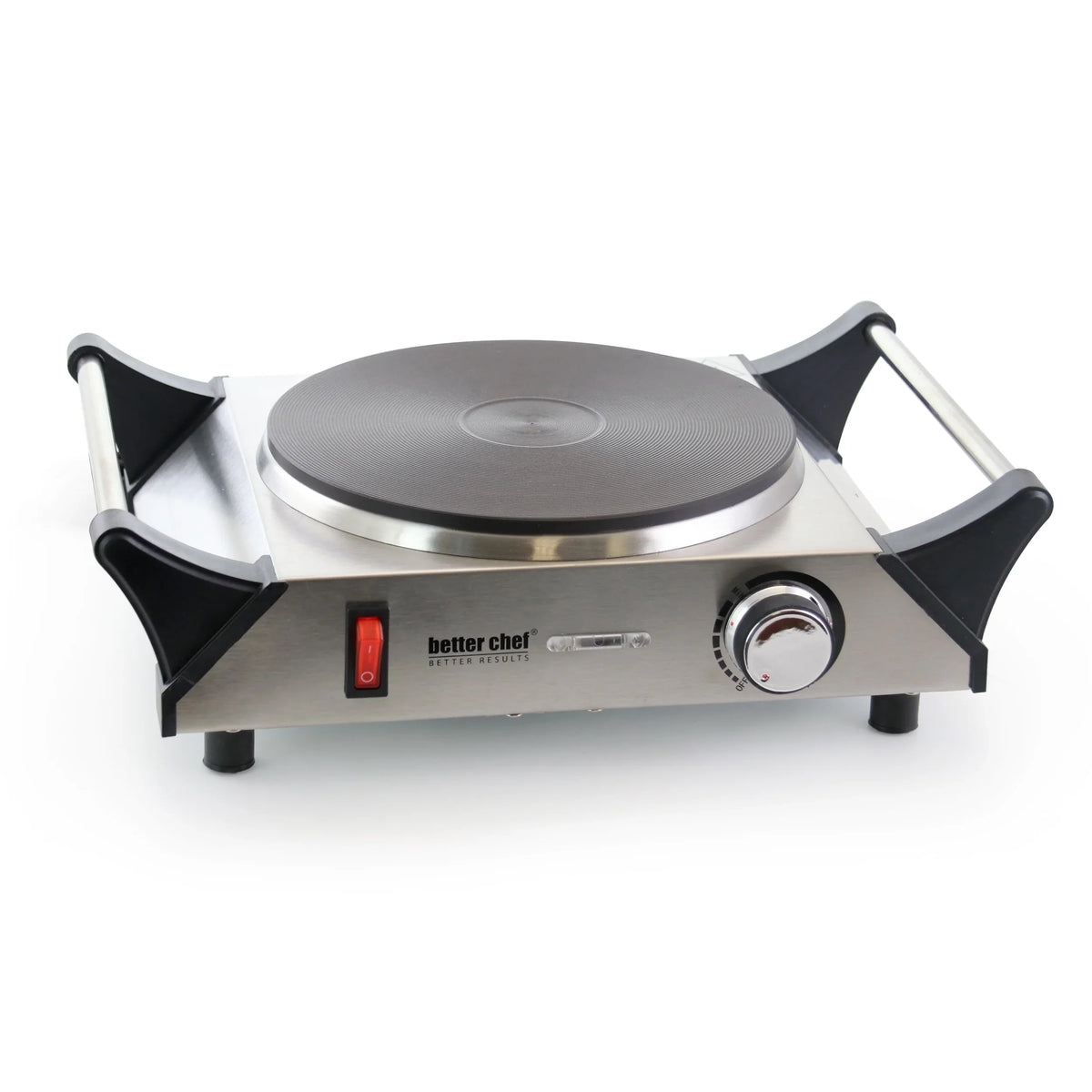 Stainless Chef Portable Solid Better Burner Electric Element Single Steel
