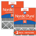 2 Pack Replacement 15 MERV Filters 16x25x5 (4 3/8) Air Honeywell/Lennox