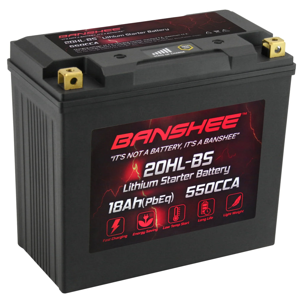 2008 SHO to Banshee Yamaha Compatible 20L-BS Motorsports Battery 2012 FX1800 with WaveRunner LiFePO4 FX