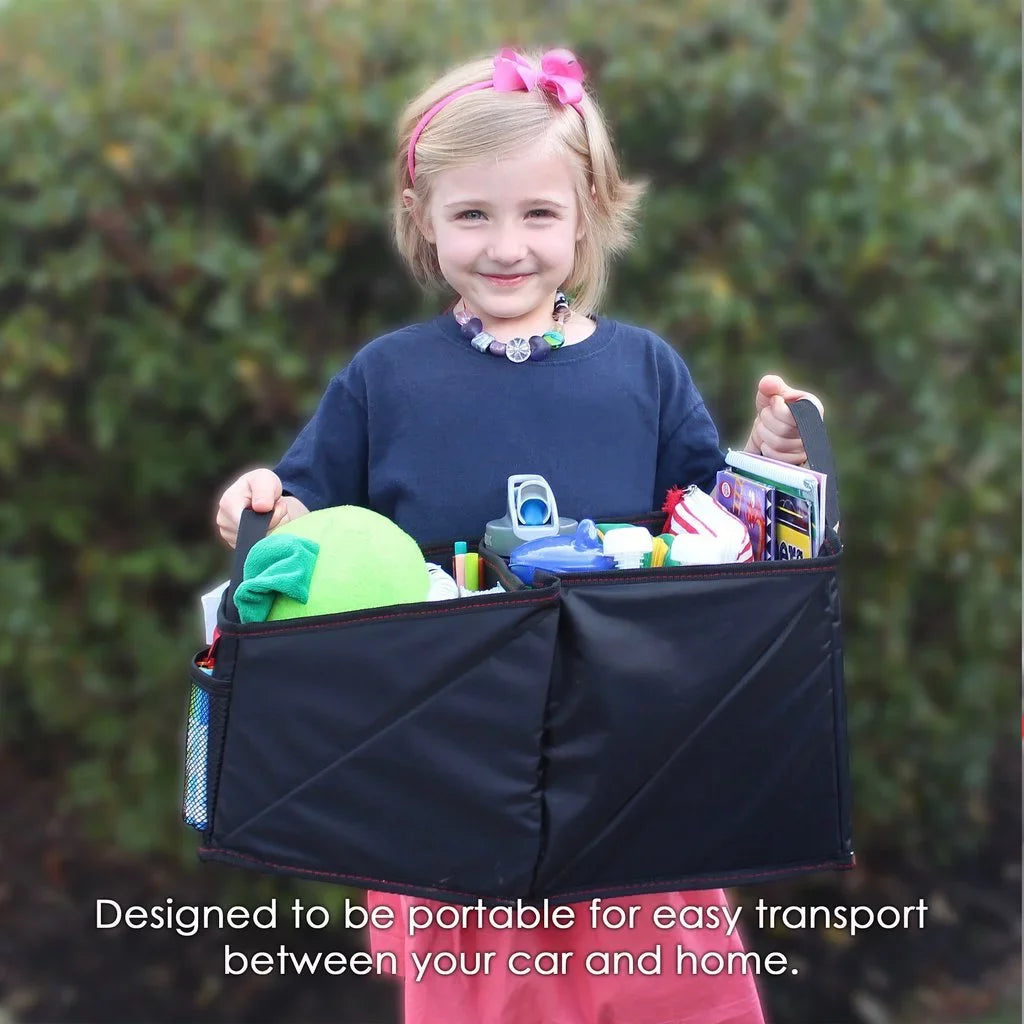 for Seat Books, Car Magazines, Great with More Lusso Maps, for Stitching Toys, Organizer and Games Featuring Kids 8 Compartments Tissues, Storage Documents, Black Adults, Front/Backseat Gear