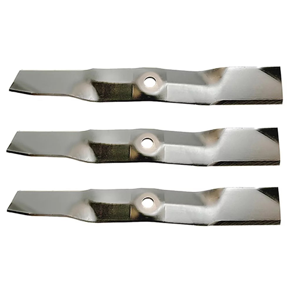 Deere Fits Z535M 48" Z355R Z-Trak Mower Z355E (3) Blades John Z525E Lawn Z540M