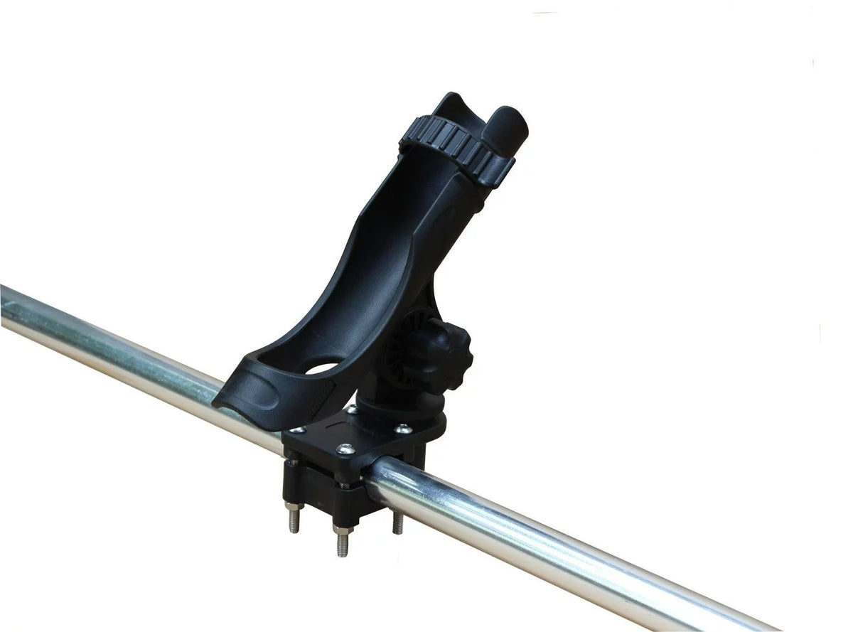 Adjustable Boat / Rod Pontoon Holder Holder Square/Rail Lock Power With Mount Rod BroCraft