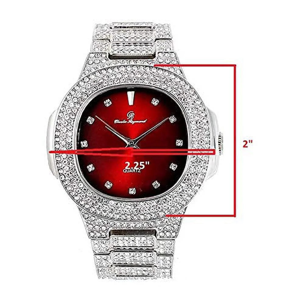 Red) Hip Floor Hop ST10325/ST10364 Power On Bling'ed and Watch The Flaunt Dance Couples Perfect Out for - King His&Hers Set to Blood (SLV and Off Queen