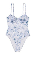 Essential Blue X-Large One Toile Piece Size Swimsuit Secret Victoria's NWT Rose White Wicked