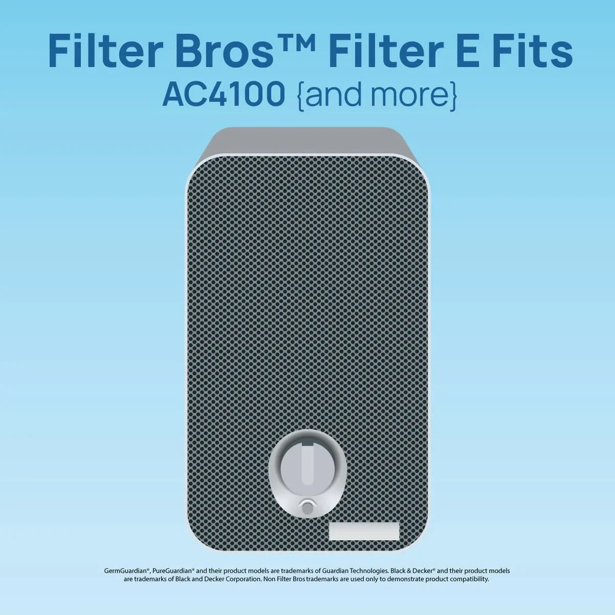 AC4100 E GermGuardian Filter FLT4100 HEPA Fits Bros Replacement AC4175 Filter