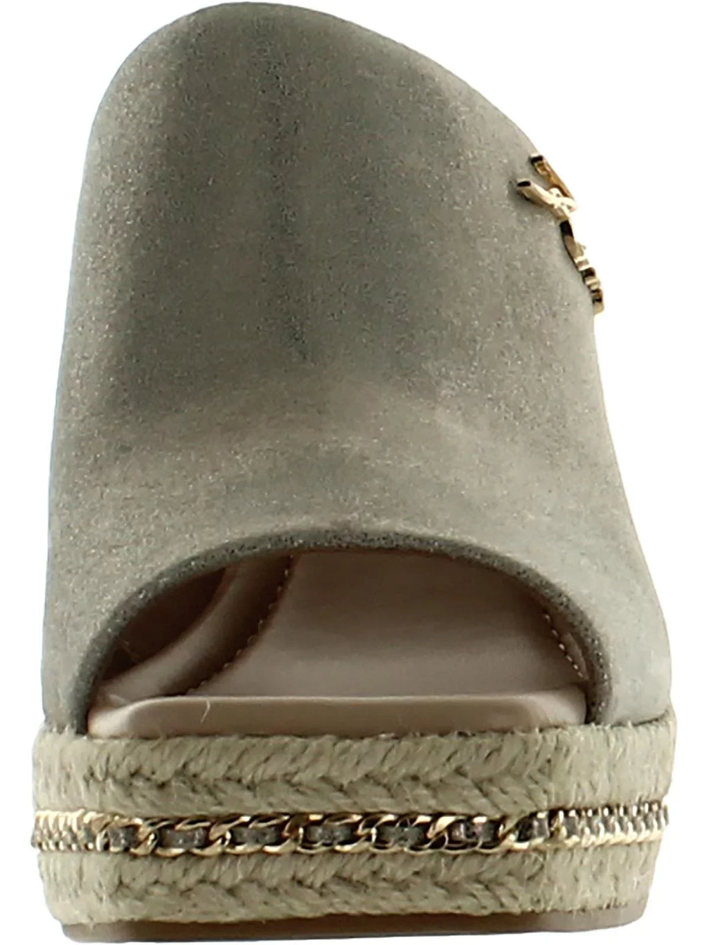 Leather Womens Corissa Karl Wedge Sandals Lagerfeld Slides Paris