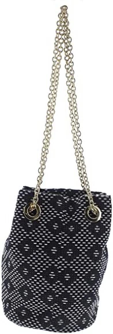 Bucket Pattern Womens Small Chain INC Navy Cheebee Handbag