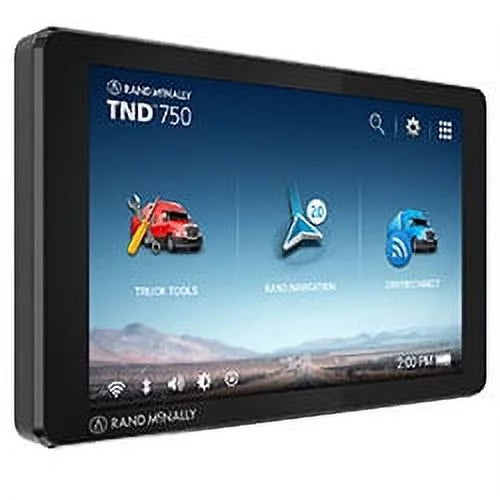 Inch Easy-to-Read McNally Navigator Truck with GPS TND750 Display Rand 7