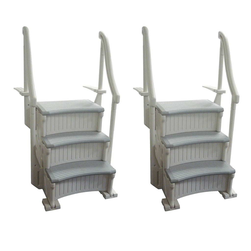 Steps (2 Confer Pool CCXIG Stairs Grand Gray Swimming Inground Pack) Entry