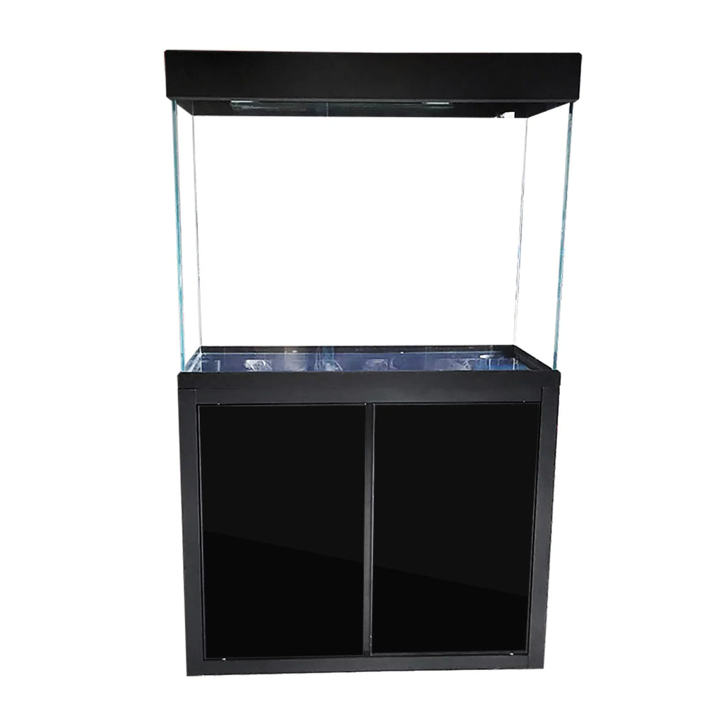 Tempered Glass Black Gallon Aquarium Aqua 100 All-in-one Dream