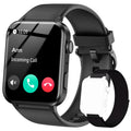 iOS, 1.83" Sports Fitness Call/Voice with Black Watch for Android for and Assistant, Waterproof, Women Modes 100+ Watch Bluetooth Smart