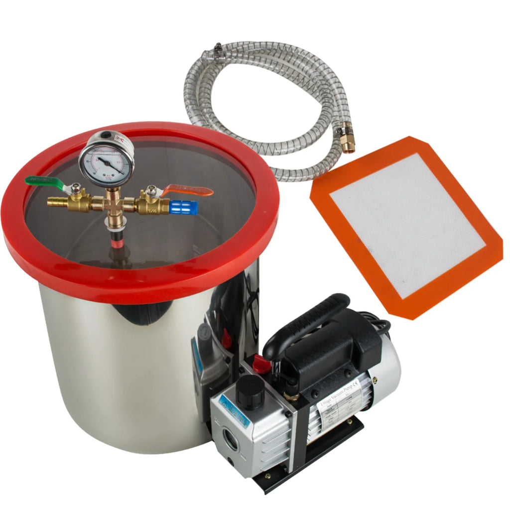 and Machine Remove Powerful Stainless Pump our Effortlessly Steel Silicone Vacuum Kit Air with Bubbles