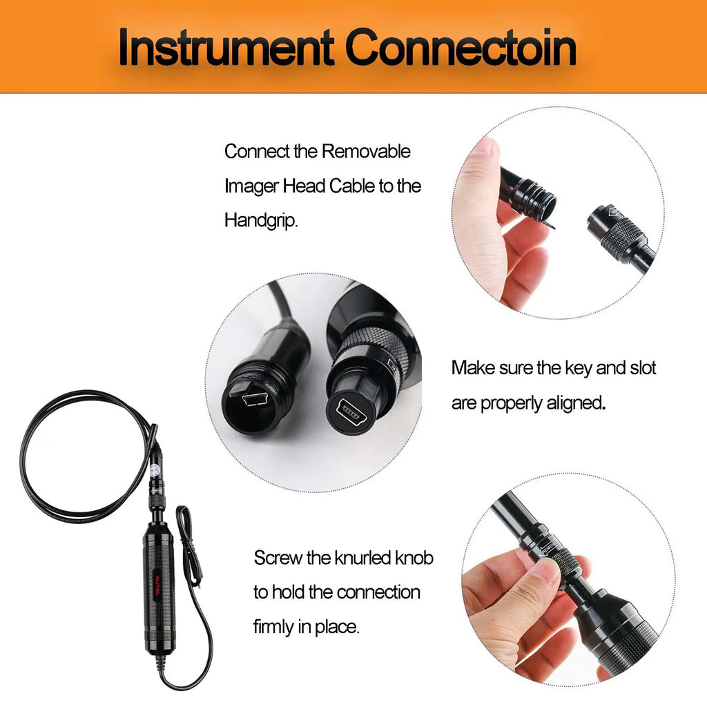 PRO-TS MS906BT MS906TS Digital MS919 Ultra MS908P Imager with MS Scope MaxiVideo Waterproof Camera MS906S Autel MS with Work Video MV108 MS909 MX808 Elite-MV108 PRO MS906 Inspection PC MS906 Head