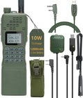 Charger with 10W Kit Shoulder Bag mic,18.8 and Antenna,USB Cable AR-152 Range Way Two Foldable Rechargeable Walkie Cable,AR-152 Programming Full inch Talkie Radio Long ABBREE&BaofengAR-152 Tactical