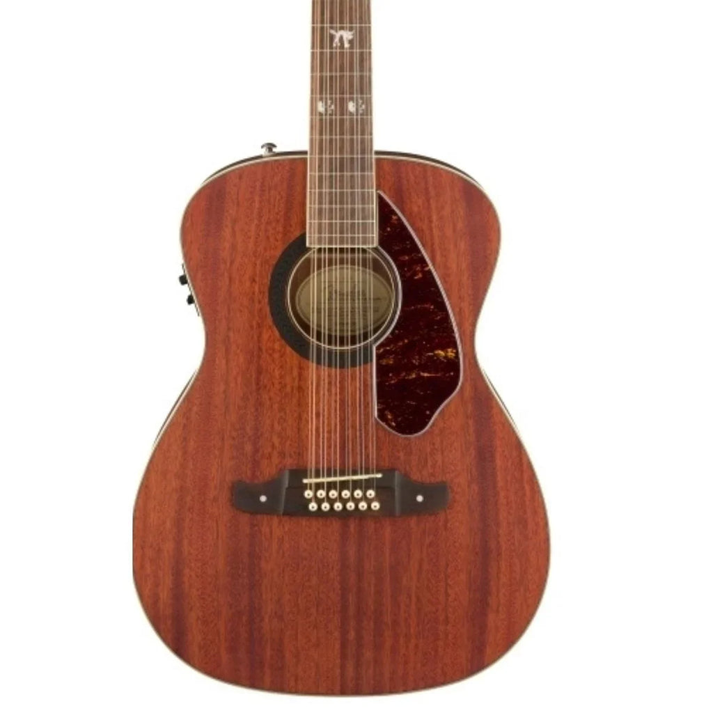 Natural, 12-String Fender 2-Year Acoustic Guitar, Tim Concert Armstrong Walnut Hellcat Warranty, with Fingerboard