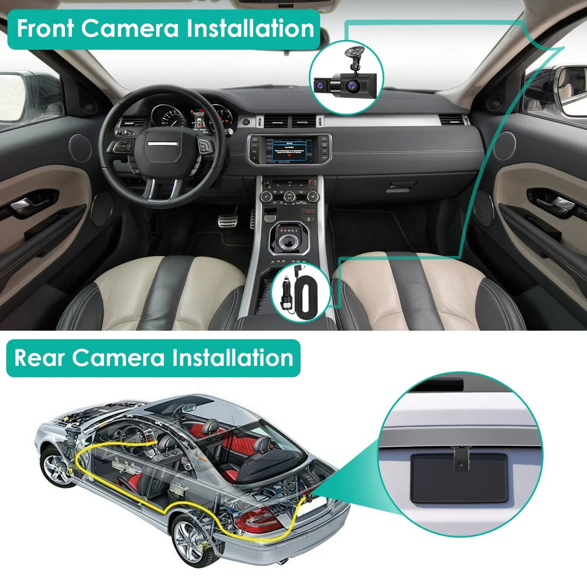 Dashcam DVR G-Sensor Car 2K with iMounTEK Parking Night GPS Dash Monitor Recording HD Cam Angle Car 140° Video Vision Recorder Loop Full