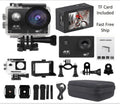 Under Included Action Waterproof, Battery, 30M Sports HD Card, Camera 1080P Carry Case TF Camera