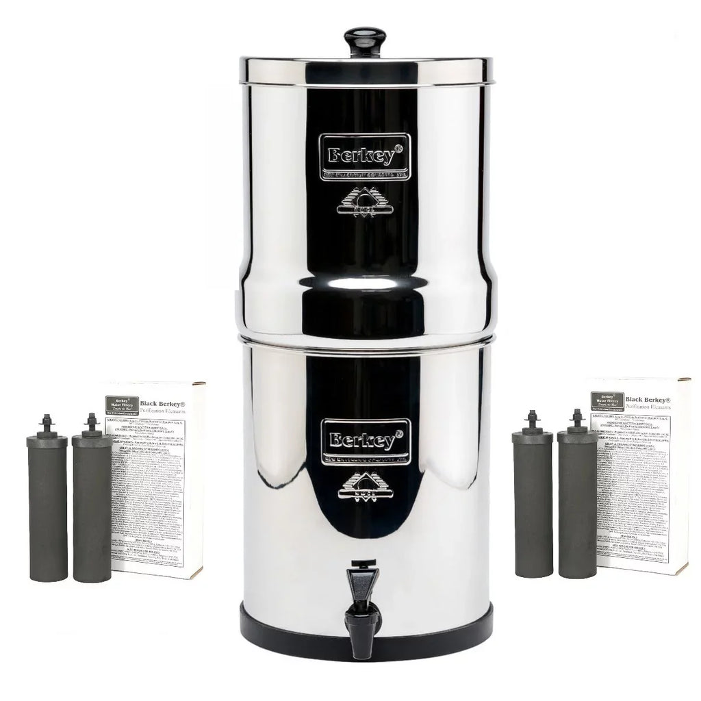 Berkey Gallons Carbon Filters Black 2 Big Water Filter - 2.25