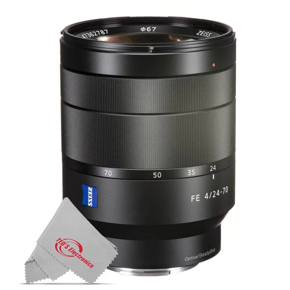 Alpha 24.2MP Camera Digital a7C Black ZA Lens Built-In with OSS Mirrorless Wi-Fi Sony FE 24-70mm T* f/4