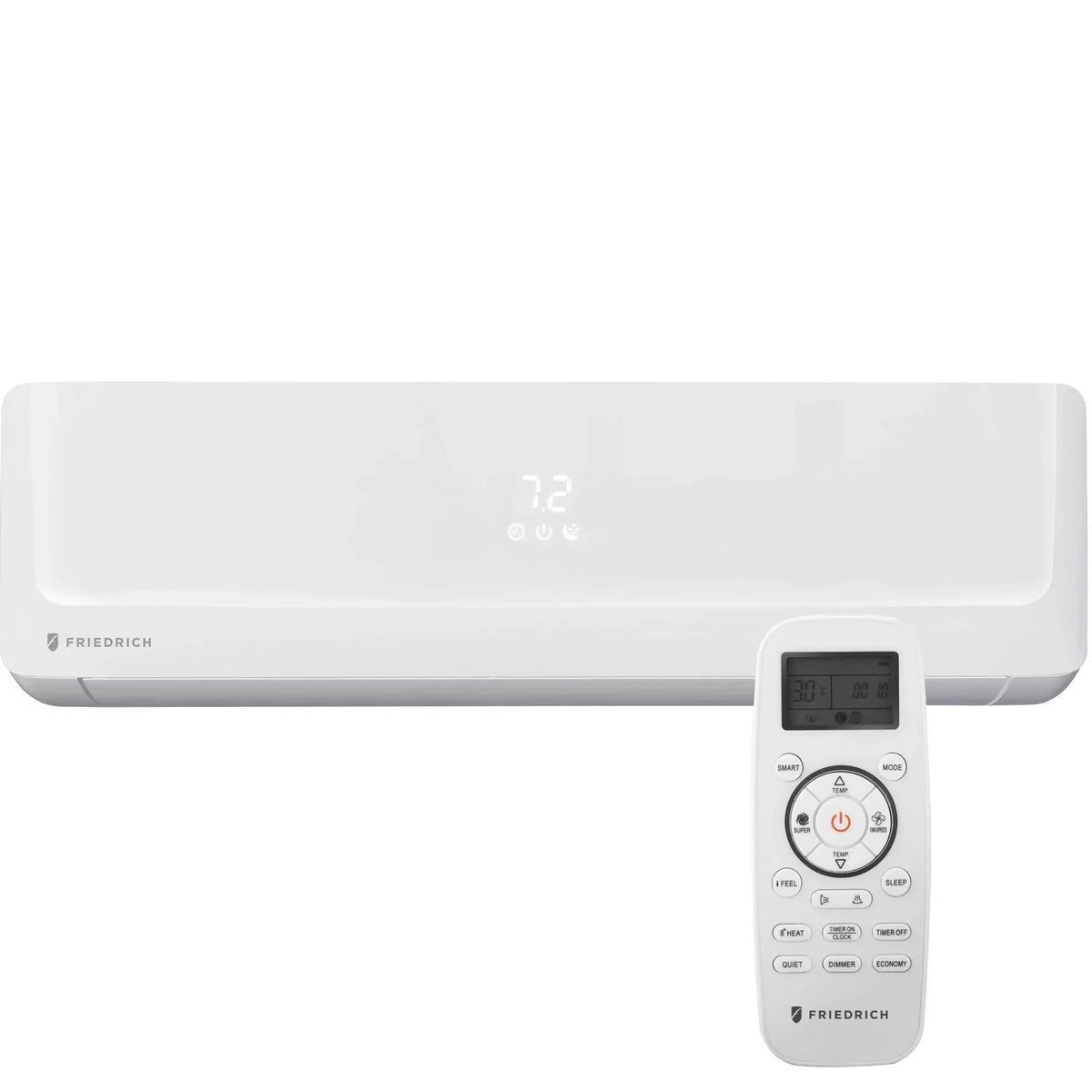 Pro with Quad-Zone Friedrich Pump Pro 12000 Air Air Indoor and 32000 Split Air Conditioner Wall Floating Mini Heat Conditioner Bundle BTU BTU Heating Floating Air with